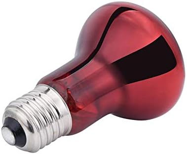 Pet Supplies 100w Infrared Heating Lamp 2 Pack, 110v E27 Basking Spot Light Bulbs for Reptiles and Amphibians