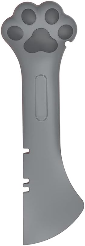 Small Spoon for Short Can, Cat Food Spoon, Manual Can Opener for Dog or Cat (Gray Spoon)
