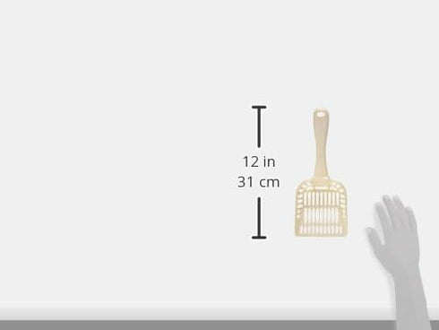 Petmate Jumbo Size Litter Scoop for Cats, Bleached Linen