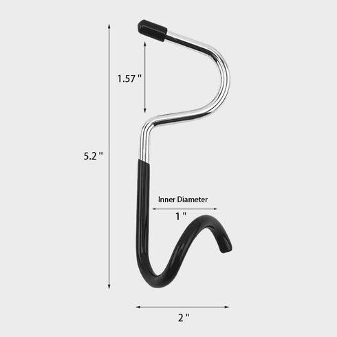 Outdoor Lighting Hooks for Camping Tent Lamp Hanger, Garden Lights, Bird Feeders, 3 Big Lantern Hooks