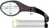 Hafny Stainless Steel Lens Handlebar Bike Mirror, Bicycle Rearview Safety Reflector, HF-MR081