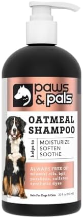 6-in-1 Dog Shampoo and Conditioner - Made in USA, 20oz Vet Formula for Itchy Skin, De-Shedding, and Odor Relief