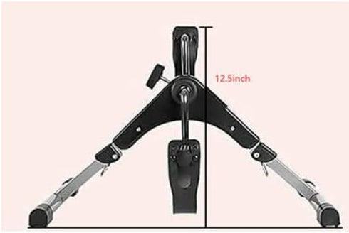 Portable Under Desk Stationary Fitness Machine - Indoor Exercise Pedal Bike for Arms, Legs, Physical Therapy, Calorie