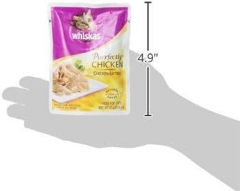 Whiskas 3 (24 Count) Purrfectly Chicken Wet Cat Food Chicken Entree Flavor Ounces