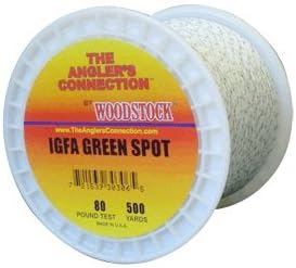 IGFA Braided Dacron Green Spot 80# Test, 500 Yards