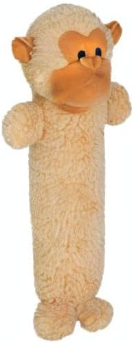 26 Inch Pet Lou Monkey Stick Plush Dog Chew Toy for Dogs with Grunter & Squeakers, Durable Fleece Interactive Toy