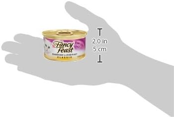 (Pack 24) 3 oz. Purina Fancy Feast Tender Beef and Liver Feast Classic Grain Free Wet Cat Food Pate - of Cans