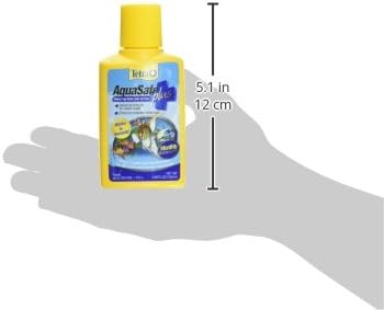 Tetra AquaSafe Plus Aquarium Water Conditioner and Dechlorinator, 3.38 Ounces