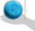 Loving Pets Le Bol Dog Food Water Bowl, Small, Seine Blue - Enamel Ceramic No Tip Stainless Steel Spill Proof
