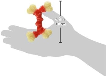 Nylabone Double Bone Power Chew Toy for Dogs, Bacon Flavor, X-Small - Up to 15 lbs, 1 Count