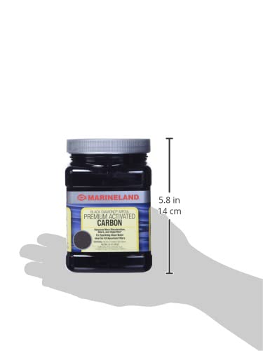 Marineland Black Diamond Premium Activated Carbon, 10 Ounces, Filter Media for Aquariums