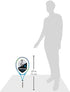 HEAD Ti. Conquest Tennis Racket - Pre-Strung Head Light Balance 27 Inch Racquet, 4 3/8 in Grip, Blue