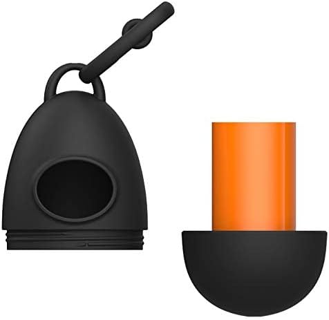 TUG Dog Waste Bag Dispenser with 15 Poop Bags Per Roll, Black Dispenser