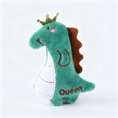 Ripitserndi Cat Toy Interactive Toy Plush Kittens Kitty Dinosaur Shaped Toy, Green Cat