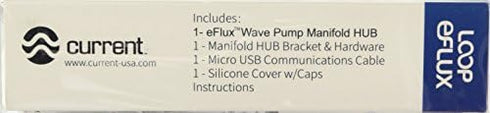 Current USA eFlux Wave Pump Blue Manifold HUB - Connects Up to 3 eFlux Wave Pumps