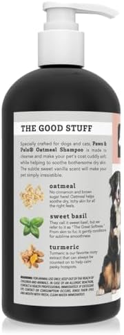 6-in-1 Dog Shampoo and Conditioner - Made in USA, 20oz Vet Formula for Itchy Skin, De-Shedding, and Odor Relief