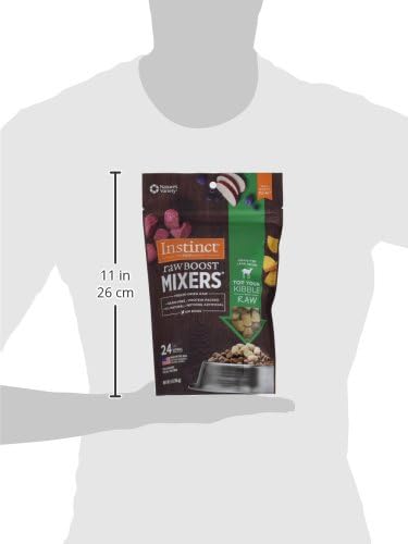 Instinct Raw Boost Mixers, Freeze Dried Dog Food Topper, Grain Free - Grass Fed Lamb, 5.5 oz Bag