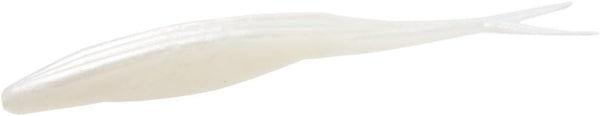 Zoom Bait Zoom 112045 Magnum Super Fluke Bait, 7-Inch, 5-Pack, White Pearl