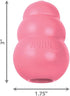 KONG Puppy Natural Teething Rubber Chew Toy, Stuffable Fetch Toy for Small Puppies, Pink