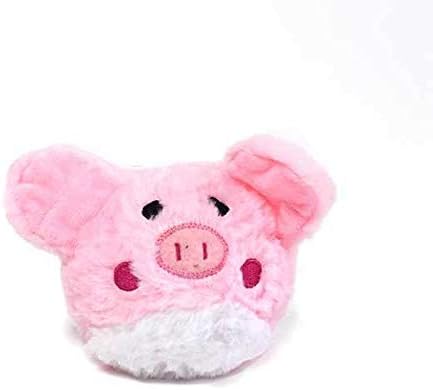 Pricklets Pig Premium Plush Dog Toy, Interactive Removable Spiky Ball