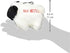 Chewish Treat Baa Mitzvah Plush Dog Toy, 6.5 by 4-Inch, Black and White Squeaker