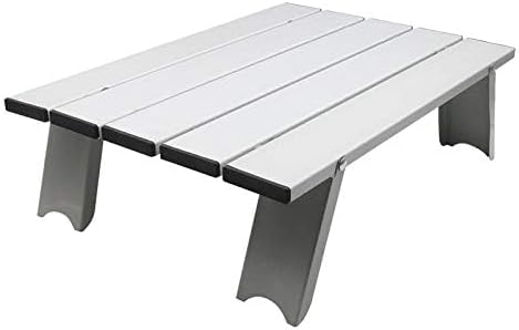 OMOTOOL Ultralight Aluminum Folding Portable Hiking Table Desk Picnic Table for Outdoor Activities