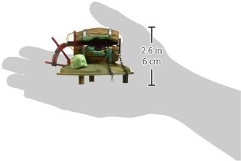 Penn-Plax Aerating Action Ornament, Barrel of Jewels - Small, Opens and Closes
