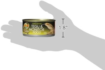 Zoo Med Laboratories Tegu, Monitor and Carnivore Food, 6-Ounce