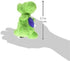 goDog Just For Me Dinos T-Rex Squeaky Plush Dog Toy - Green, Mini, Chew Guard Technology