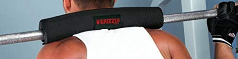 Grizzly Fitness 15" Premium Bar Pad for Weight Lifting (One Size), Black by Grizzly Fitness