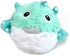 Patchwork Pet Pricklets Puffer Fish Premium Dog Toy Plush Interactive Removable Spiky Ball