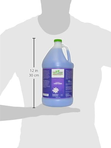 1 2 1, Green Groom Dog Shampoo Plus Conditioner, Gallon | All Natural Ingredients, Detangles and Strengthens, Renews