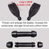Kayak Paddle, 2Pcs Aluminium Alloy Detachable Lightweight - Ribbed Blade Kayak Paddles with Round Grip