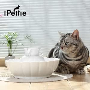iPettie Replacement Filters for Tritone & Fiumi Ceramic Pet Water Fountain, 8PCS Carbon & 4PCS Foam Filters