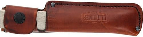 Old Timer HS1 Honesteel - Steel Construction with Brown Leather Sheath for Outdoor, Survival, Hunting, Camping