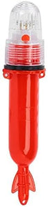 Safety Beacon Light, Emergency Hazard Warning Strobe Signal Kit, Flashing Lighting Bar for Kayak Yacht Marine, Red