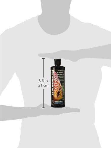 Brightwell Aquatics Remineraliz - 500-ml, Adds Minerals to Distilled, Deionized, or Reverse Osmosis Water