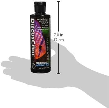 Brightwell Aquatics DiscusCode, Trace & Minor Elements for Discus & Other South American Riverine Fishes, 250-ml