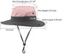 Women's Summer Sun-Hat - Ponytail Outdoor UV-Protection Mesh Wide Brim Foldable Hat with Ponytail Hole