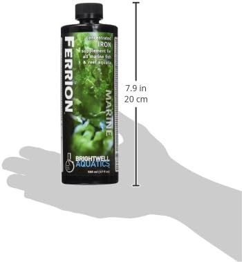 Brightwell Aquatics Ferrion - 500-ml Concentrated Iron Supplement for Marine Fish and Reef Aquariums