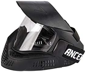 Lancer Tactical Full Face Airsoft Paintball Mask - High Strength Polyethylene with Visor