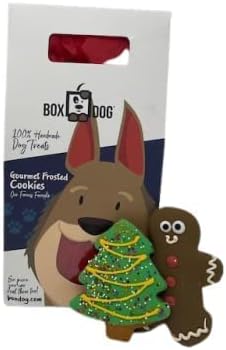 BoxDog Christmas Cookies for Dogs - Handmade Holiday Cookie Gift, Christmas Treats You Can Eat with Your Dog!