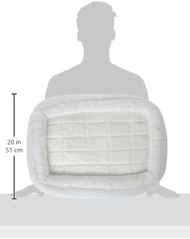 MidWest Homes for Pets 24-Inch Double Bolster Pet Bed - Ideal for Small Dog Breeds & 24-Inch Crates