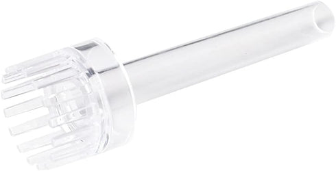 2pcs Aquarium Oil Skimmer, Acrylic Oil Removal Fish Tank Control Valve Inlet and Outlet Pipe Degreasing Basket