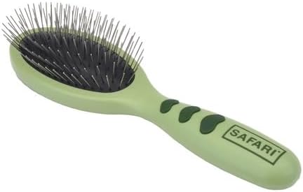 Coastal Pet Safari Wire Pin Brush with Plastic Handle - General Dog Grooming Brush, 9.25" x 2.5"