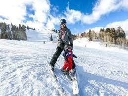QOGIR Ski Harness for Kids, Teach Speed Control with Mini Backpack & Adjustable Seat Harness