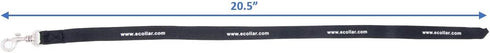 Educator Dog Trainer Nylon Lanyard Lead - For Use with E-Collar Hand Held Transmitter Remotes, Black