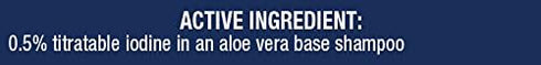 16 oz Farnam Medicated Shampoo with Aloe Vera and Iodine | Moisturizing and Gentle | for Horses, Ponies and Dogs |