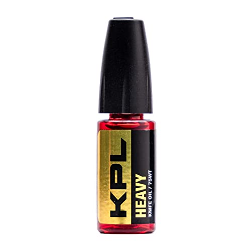 KNIFE PIVOT LUBE Heavy Knife Oil, Synthetic Pocket Knife Lubricant for Blade Care, Precision Oiler Bottle