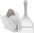 Petmate Scoop N' Hide Cat Litter Scoop with Holder, White